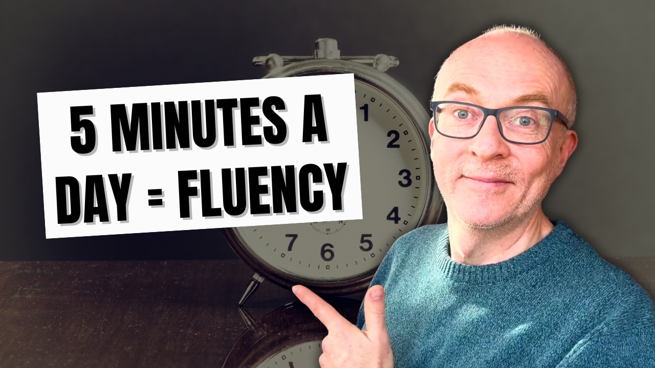 Fluency in 5 minutes a day (with the chunking method)