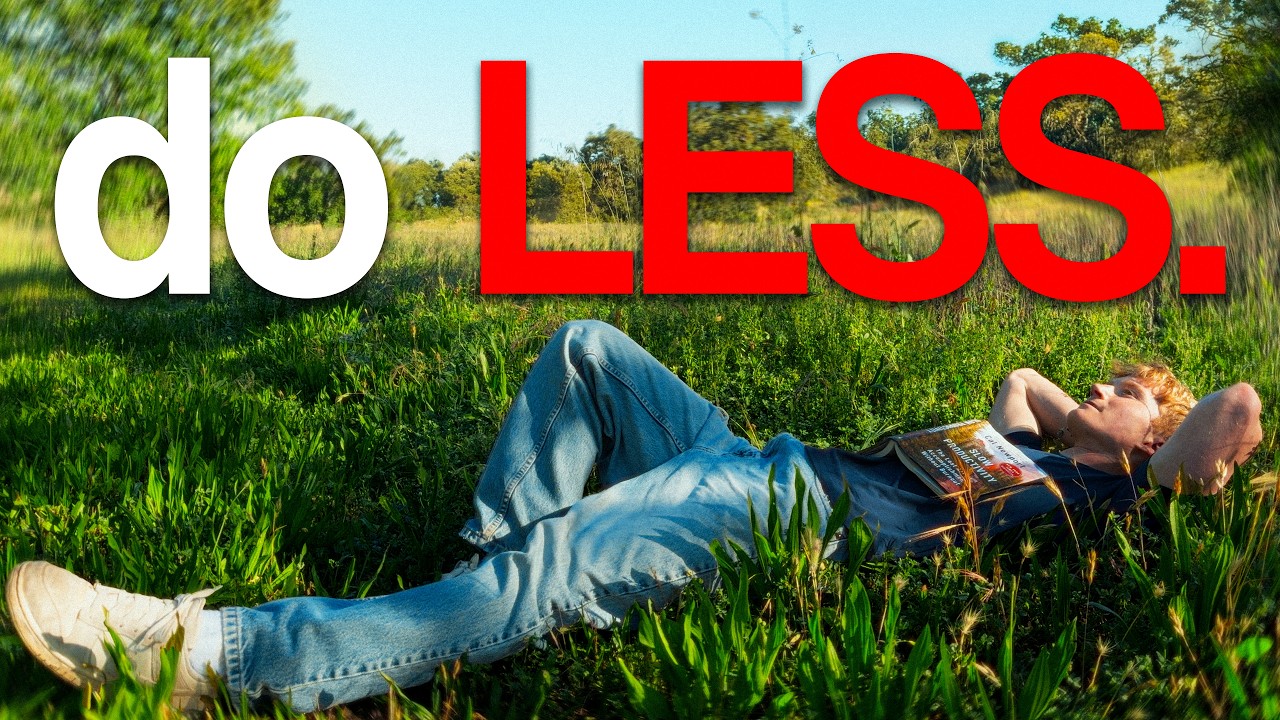 The Art of Doing Less and Achieving More